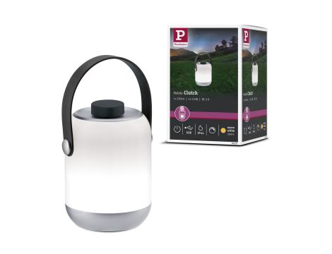 Lampka kempingowa stołowa CLUTCH IP44 1.6W 3000K 5V USB DIM  szary / tworzywo sztuczne - 7