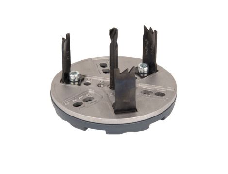 Otwornica regulowana Wolfcraft - instalacje elektryczne 35-83 mm - 5