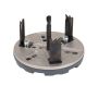 Otwornica regulowana Wolfcraft - instalacje elektryczne 35-83 mm - 6