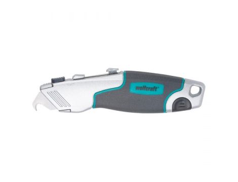 Nóż z ostrzem trapezowym i hakowym, Profi Wolfcraft - 5