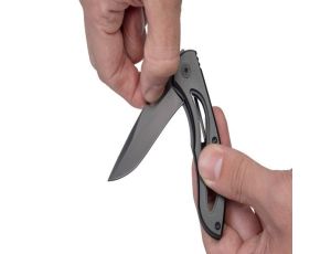 Nóż z ostrzem prostym 70 mm, składany, Wolfcraft - image 2