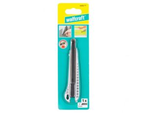 Nóż z ostrzem 9 mm pro-sharp, metalowy, Wolfcraft - image 2
