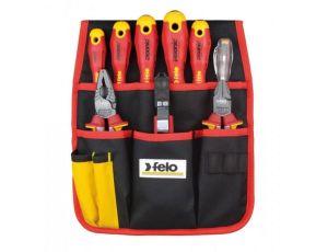 Zestaw 9 narzędzi dla elektryka FELO - kieszeń na pas - image 2