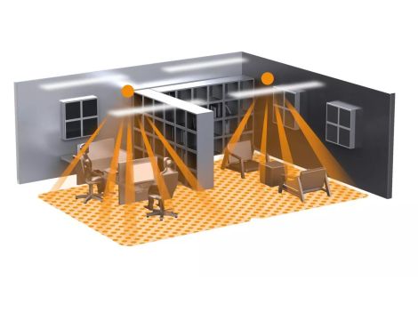 Czujnik obecności i zmierzchu Steinel IR Quattro Slim 4m KNX V3 podtynkowy IP20 kwadrat biały - 3