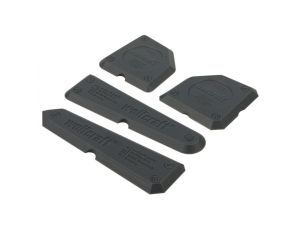 Zestaw kostek ,gładzików do wygładzania fug silikonowych 4 szt. Wolfcraft.