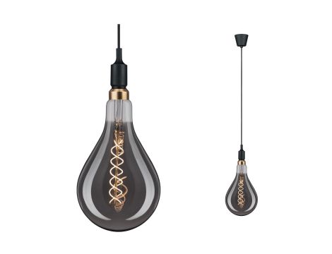 Lampa wisząca KETIL Neordic E27 max. 60W IP20 230V czarny / tworzywo sztuczne - 4