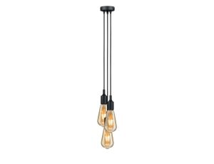 Lampa wisząca KETIL Neordic E27 max. 3x20W IP20 230V czarny / metal / tworzywo sztuczne - image 2