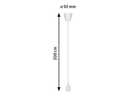 Lampa wisząca KETIL Neordic E27 max. 60W IP20 230V biały / tworzywo sztuczne - 6