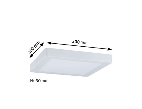 Plafoniera ABIA LED 22W 2000lm 300x300mm 2700K IP20 230V biały mat / tworzywo sztuczne - 6