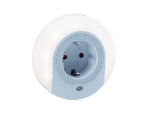 Lampka wtykowa nocna EASBY okrągła z czujnikiem zmierzchu 22lm 3000K biały / tworzywo sztuczne - image 2