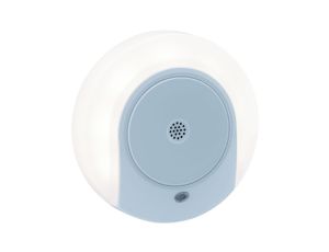 Lampka wtykowa nocna HORBY z czujnikiem dźwięku + zmierzchu 45lm 3000K biały / tworzywo sztuczne - image 2