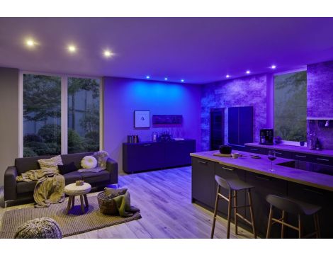 Oprawa do wbudowania NOVA PLUS COIN LED SH Zigbee wychylna 5.2W 400lm 84mm 2700-6500K IP23 230V szczotkowane żelazo - 6