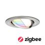 Oprawa do wbudowania NOVA PLUS COIN LED SH Zigbee wychylna 5.2W 400lm 84mm 2700-6500K IP23 230V szczotkowane żelazo - 2