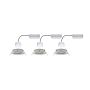 Oprawa do wbudowania 3x NOVA PLUS COIN LED RGBW SH Zigbee wychylna zestaw 3x5.2W 400lm 84mm 2700-6500K IP23 230V szczotkowane żelazo - 3