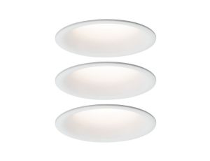Oprawa do  wbudowania CYMBAL COIN LED DIM zestaw 3x6.7W 430lm 2700K IP44 230V biały matowy