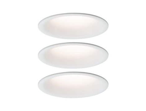 Oprawa do  wbudowania CYMBAL COIN LED DIM zestaw 3x6.7W 430lm 2700K IP44 230V biały matowy