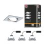 Oprawa do wbudowania NOVA COIN LED DIM wychylna zestaw 3x 6W 425lm 84x84mm 2700K IP23 230V aluminium - 8