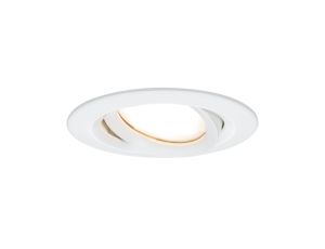 Oprawa do wbudowania NOVA PLUS COIN LED DIM wychylna 6W 470lm 93mm 2700K IP65 230V biały mat