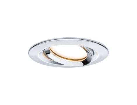 Oprawa do wbudowania NOVA PLUS COIN LED DIM wychylna 6W 470lm 93mm 2700K IP65 230V chrom