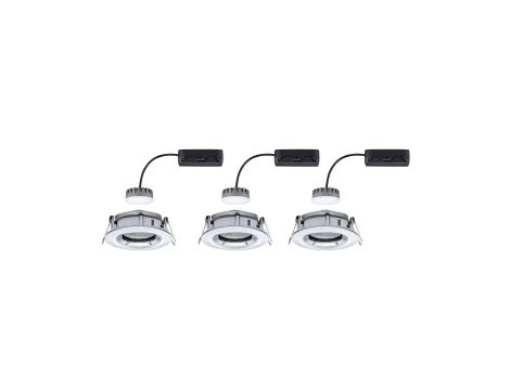 Oprawa do wbudowania NOVA PLUS COIN LED DIM wychylna zestaw 3x6W 470lm 93mm 2700K IP65 230V chrom - 6