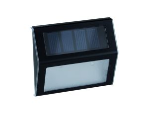 Oprawa elewacyjna DAYTON LED solar czujnik zmierzchu 3000K 2lm IP44 antracyt / tworzywo sztuczne - image 2
