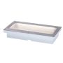 Oprawa wpuszczana ARON LED solar 40lm czujnik zmierzchu 20x10cm 3000K IP67 metal - 2