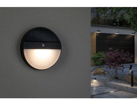 Oprawa elewacyjna ELIOSE LED solar 3000K 50lm z czujnikiem ruchu + zmierzchu IP44 antracyt - 3