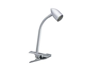 Lampa z klipsem GESA GU10 max. 35W 230V chrom matowy / metal / tworzywo sztuczne