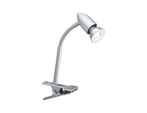 Lampa z klipsem GESA GU10 max. 35W 230V chrom matowy / metal / tworzywo sztuczne - image 2