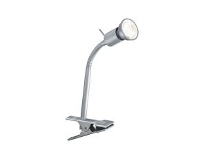 Lampa z klipsem FINJA GU10 max. 35W elastyczne ramię  230V chrom matowy / metal / tworzywo sztuczne - image 2