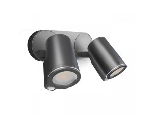 Oprawa elewacyjna z czujnikiem ruchu i zmierzchu SPOT DUO S PIR 14,95W LED 1024lm 3000K IP44 IK03 230V antracyt / aluminium