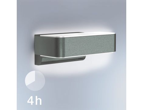 Lampa elewacyjna z czujnikiem ruchu i zmierzchu Steinel L 810 SC LED iHF Bluetooth Mesh Connect 9,8W 3000K 679lm IP44 IK03 230V antracyt / aluminium - 4