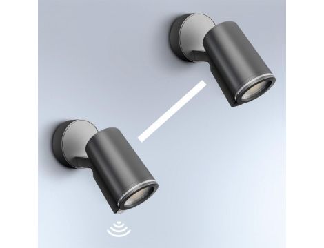 Oprawa elewacyjna z czujnikiem ruchu i zmierzchu SPOT ONE SC PIR Bluetooth Mesh 7,9W 512lm 3000K IP44  IK03 230V antracyt / aluminium - 6