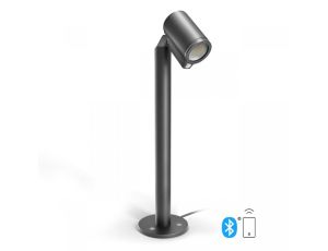 Oprawa ogrodowa z czujnikiem ruchu i zmierzchu SPOT WAY SC PIR Bluetooth Mesh  7,9W 512lm 3000K IP44 IK03 230V antracyt / aluminium - image 2