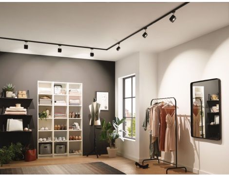 Szynoprzewód URail system 1m 230V czarny mat / metal - 4