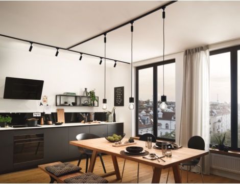 Adapter uniwersalny URail do lampy wiszącej max. 50W 230V czarny mat / metal / tworzywo sztuczne - 5