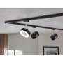 Reflektor na szynoprzewód URail CIRCLE LED DIM 5W 152lm 2700K 230V czarny matowy/ metal - 4