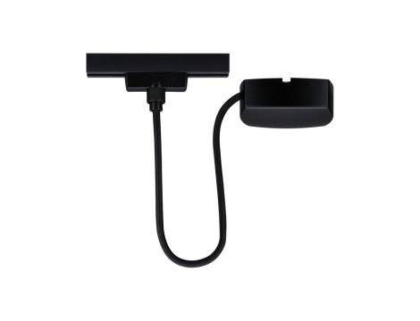 Przewód zasilający URail System 1m max.1000W 230V czarny mat /  tworzywo sztuczne