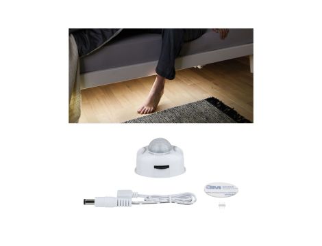 Czujnik ruchu i zmierzchu YourLED Night PIR max.60W 12V DC srebrny / tworzywo sztuczne