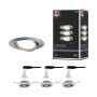 Oprawa do wbudowania Base LED GU10 3x5W 3x350lm 230V 51mm żelazo szczotkowane / metal - 7