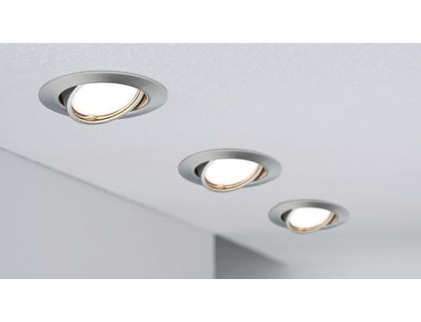 Oprawa do wbudowania Base ruchoma 3x5W 3x370lm 51mm 3000K IP20 230V żelazo szczotkowane/metal - 5