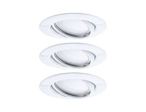 Oprawa do wbudowana BASE  GU10 LED 3x5W 3000K IP20 230V biały matowy / metal - 2