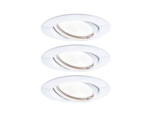 Oprawa do wbudowania BASE Coin 3x5W 3x370lm 3000K ruchoma 230V biały / metal