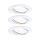 Oprawa do wbudowania BASE Coin 3x5W 3x370lm 3000K ruchoma 230V biały / metal