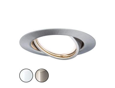 Oprawa do wbudowania Base ruchoma LED 3-st ściemnianie 3x5W 3x370lm 3000K 230V 51mm żelazo szczotkowane / metal - 7