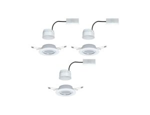 Oprawa do wbudowania Base ruchoma LED 3-st ściemnianie 3x5W 3x370lm 3000K 230V 51mm biały / metal - image 2