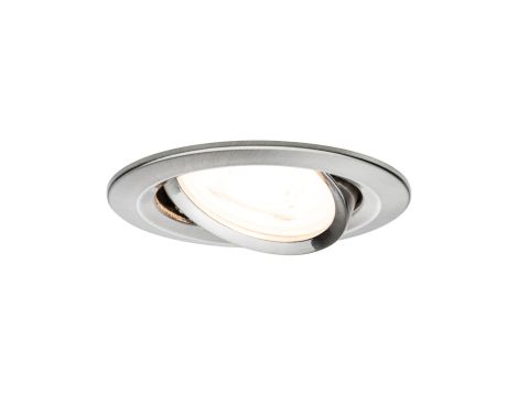 Oprawa do wbudowania NOVA LED wychylna GU10 6.5W 460lm 84mm 2700K IP23 230V aluminium