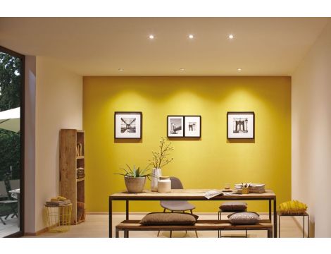 Oprawa do wbudowania NOVA LED wychylna zestaw 3xGU10 6,5W 460lm 2700K 84mm 230V chrom / aluminium - 5