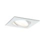 Oprawa do wbudowania NOVA LED wychylna GU10 6.5W 460lm 84x84mm 2700K IP23 230V biały mat / aluminium - 2