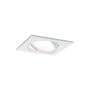 Oprawa do wbudowania NOVA LED wychylna zestaw 3xGU10 6.5W 460lm 84x84mm 2700K 230V biały mat - 3